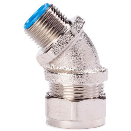 45 Degree Conduit Connector Stainless Steel